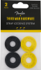 Fender Strap Blocks Third Man Records 2 x Black and 2 x Yellow straplocki strapblock blokady paska